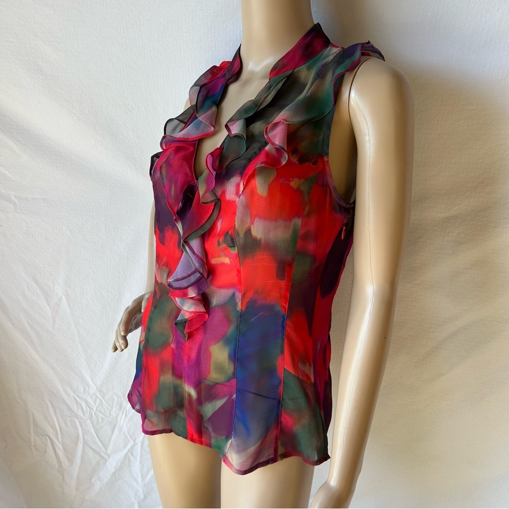 Multicolor Ruffled Express Top - Picture 6 of 9